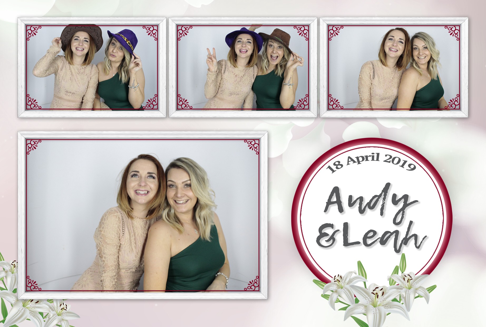 Andy & Leah's Wedding | View more photos from the event at gallery.myphotoboothexperience.co.uk/u/MyPhotoBoothExperienceLtd/Andy-Leahs-Wedding